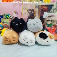 New 10CM Cartoon Square Cat Plush Toy Cute Cat beancurd Plush Doll Pendant Backpack Decoration Fan Collection Gift