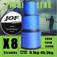 JOF 300M Super Strong Braided Fishing Line 20-100LB High Quality Abrasion Anti-bending Memory PE Wire for Saltwater Sea Fishing