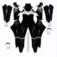 New Adults Spider Cosplay Black Cat Symbiote Cosplay Costume Halloween Zentai Female Superhero Bodysuit Party Jumpsuit