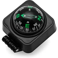 AliExpress NONE Outdoor Travel Boat Cycling Hiking Adjustable Car Compass Ball Shaped Navigation Dashboard Compass Direction Pointing Guide