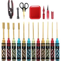 18 in 1 RC Tools Kits Box Set Screwdriver Pliers Hex Sleeve Socket Repair for RC Car Boat Quadcopter Helicopter Multirotors Mode