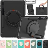Heavy Duty Stand Armor Cover for Samsung Tab S10 Ultra SM-X920 S7 S8 S9 FE Plus SM-610 SM-X820 X810 X510 Tablet Shockproof Case