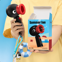 2000mah Pingu small fan for summer cool outdoor portable mini USB handheld fan, children's and women's birthday gifts