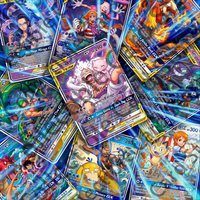 Diy Self-control Ptcg Pokemon & One Piece | Tag Team GX | Fan Art Trading Card Anime Collection Cards Gift Toys
