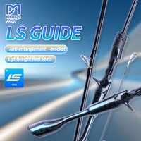 FISHINGFANS SCAR TAPERED NYLON HANDLE RATTLE REEL SEAT LIGHT LS GUIDE UL ULTRALIGHT POWER 1-7G LURE FISHING ROD