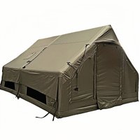 Manufacturer direct inflatable tent 12 square meters outdoor camping 600D oxford cloth waterproof and windproof professional ou