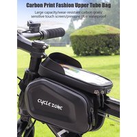 AliExpress cycle zone Bike Handlebar Bag Waterproof Bicycle Front Frame Bag with Touch Screen Phone Holder Cycling Accessories for MTB Road Scooter