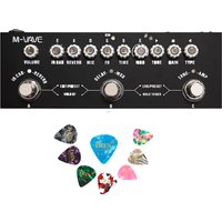 M-VAVE Cube Baby Guitar Multi-Effects Pedal Delay Chorus Reverb Effects for Electric Guitar 8 IR Cabinet Pedal Rechargeable