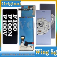 Wing 5G 2020 LMF100N LM-F100 For LG Wing 5g LCD Display Touch Screen Digitizer Assembly With Frame Replacement Repair Parts