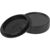 Rear Lens Body Cap Camera Cover Set Dust Screw Mount for Protection Plastic Black Replacement for M42 42mm Camera Lens