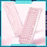 Valentine's Day Gift V60 Hall Effect Keyboard 0.125ms Low Latency High Transparency PC Material Gaming Keyboard