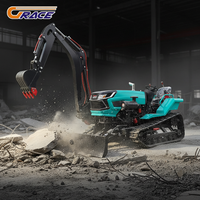 New Hot Sale 120HP Crawler Tractor For Sale Professional Use With Crushing Hammer Dozer Blade And Excavator
