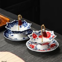 China Umbrella Tea Strainers Tea Infusers Ceramic Tea Filter Screen Teas Ceremony Accessories Teas Table Decorations Ornaments