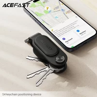 Fashion Keychain Key Finder Anti Lost Tracking Locator Keychain For Apple Find My PU Leather Locate Suitcase Keys Bag Proactive