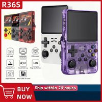 Retro R36S Handheld Video Game Console 3.5 Inch IPS Screen 128GB Preloaded Games Portable Pocket Player Linux System image 4