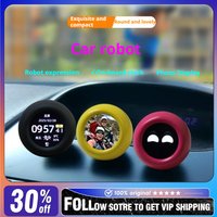 Boys Car Robot Type-C Wired Weather Clock/Photo Display/Expression Display Cars Creative Ornaments Customize Gifts