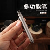 Titanium Alloy Pen With Collection Writing Multi-functional Portable Outdoor EDC Tools