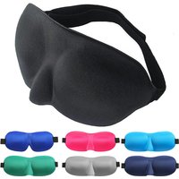 3D Sleep Mask Eyepatch Natural Block Out Light Eyeshade Cover Shade Eye Patch Women Men Soft Portable Blindfold Travel Eye Mask