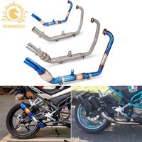 NK250 NK300 Motorcycle Exhaust Systems Escape Front Header Link Pipe 51mm Connection For CF Moto NK250 NK300 300SR 250SR