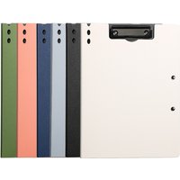 A4 File Folder Clipboard Writing Pad Memo Clip Double Board Paper Clips Test Paper Organizer School Supplies Office Stationary