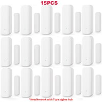 Zigbee Door Window Sensor Smart Life Control Zigbee Door Sensor Contact Sensor Magnetic Sensor Works Alexa Google Home