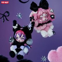 Popmart θ Skullpanda × My Melody Kuromi Doll Pendant Sanrio Alliance Toy Handbag Decoration Surprise Skullpanda Blind Box Gift