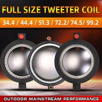34.4 44.4 51.3 72.2 74.5mm Core Copper Wire Tweeter Voice Coil Membrane Treble Speaker Treble Coil Repair Accessories DIY Parts