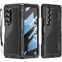 Shockproof Metal Case For Samsung Z Fold 7 6 5 4 Screw Bumper Aluminum Shell Heavy Duty Cover Buiilt-in PET Screen Protector