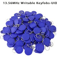 13.56MHz RFID UID Changeable Keyfobs M1 S50 Block 0 Sector Rewritable IC Keychains Door Access Control Duplicator Copy Tag Token