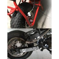 AliExpress NONE Motorcycle Front/Rear Hydraulic Brake Calipers For 2 Stroke 43 47cc 49cc 97cc Pocket Bike Mini Moto Dirt Bike Moped Scooter ATV
