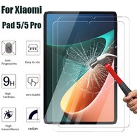 2PCS Tablet Glass Screen Protector Case for Xiaomi Mi Pad 5 Pro Global Cover for Xiomi Xaomi Mipad 5 Xiao Mi 5Pro Sleeve