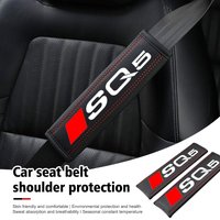 For Audi Car Styling Seat Belt Pad Shoulder Safety Belt Cover Protector Accessories RS SLINE ABT S1 S2 S3 S4 RSQ3 RSQ5 RSQ7