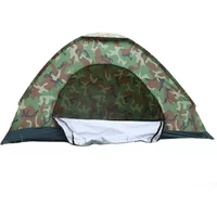 Camping Tent for 2 Person Single Layer Outdoor Portable Camouflage Handbag for Hiking,Travelling Lightweight Backpacking