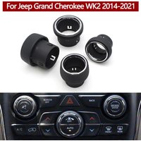 Vorne Zentrale Konsole Radio Lautstärke Drehknopf Klimaanlage Heizung Klima Control Taste Abdeckung Für Jeep Grand Cherokee WK2