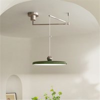 Francuski żyrandol z wahaczem w kolorze kremowym UFO Swing Arm Lampa wisząca do salonu Restauracja Bar Jadalnia Stół Lampa wisząca