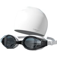 Swimming Goggles Cap Adult HD Anti-fog Swimming Goggles Waterproof Silicone Swim Glasses Anti-UV Swim Eyewear