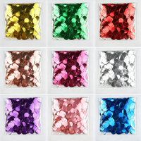 1.5cm Round Aluminum Foil Confetti Balloon Fillers for Transparent Balloon Wedding Birthday Party Decoration Table Scatter Decor