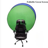 Green Screen Backdrop Photography Background 75cm/110/142cm Foldable Reflector for Live Video Studio Folding Reflector Backdrop