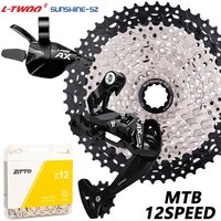 LTWOO Mountain Bike 12 Speed Groupset 1x12 Shifter Rear Derailleur Bicycle 12v 46t 50t 52t Cassette MTB Sprocket ZTTO 12V Chains