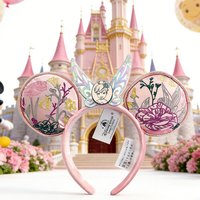 Little Bell Fairy Mickey Mouse Ear Headband Princess Seris Hair Hoops for Party Valentine Day Gift Holiday Hair Accessorie