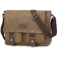 Men Vintage Canvas Bag Men Casual Crossbody Bag For Men Messenger Bag Man Travel Shoulder Bags Bolsa Masculina