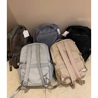 Minimalist Nylon Backpack, Large Capacity Lightweight Rucksack with Multiple Compartments for Daily Commute