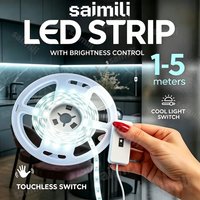 5V USB LED Strip Light Hand Sweep Motion Sensor Dimmer 2835 LED Ribbon TV Backlight Kitchen Under Cabinet Mirror Lighting