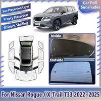Car Full Visor For Nissan Rogue T33 X-Trail X Trail 2022 2023 2024 2025 Windshield Shade Cover Window Sunshades Auto Accessories