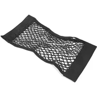 Polyester Black Car Trunk Both Sides Storage Mesh Bag Cargo Storage Net For Porsche Taycan 2019-2024 Car Accessories