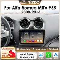 Hizpo 2Din Android 14 Autoradio für Alfa Romeo MiTo 955 2008-2016 Auto-Multimedia-GPS 4G Carplay Intelligenter Bildschirm Autoradio6115
