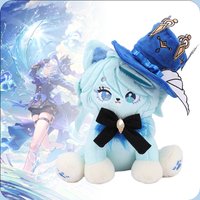30cm Cute Furina Meow Cat Plush Toys Genshin Impact Game surrounding Plush Toy Movie Stuffed Animals Toys for Kids Birthday Gift