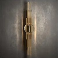 Clear Glass G9 Wall Lamp Foyer Aisle Bedroom Wall Lights Stainless Steel Indoor Art Deco Sconces 110-220V