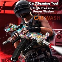 Electric M416/MP5 Model Water Gun with PA Foam Tank | High-Pressure Portable Car Wash and Landscape Gardening Cleaning