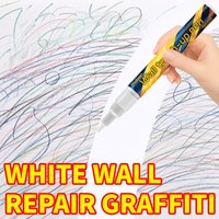 IFUBO Wall Repair Paint Pen: White Graffiti Cover-Up for Walls & Tile Grout Whitening